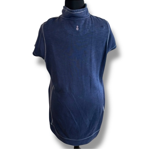 TOMMY BAHAMA Tobago Bay Half-Zip Short-Sleeve Dress - XL Ocean Blue - Picture 4 of 13
